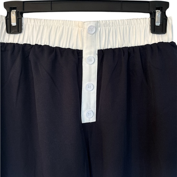 NWT PrettyLittleThing contrast waistband boxer detail trousers - Picture 2 of 5